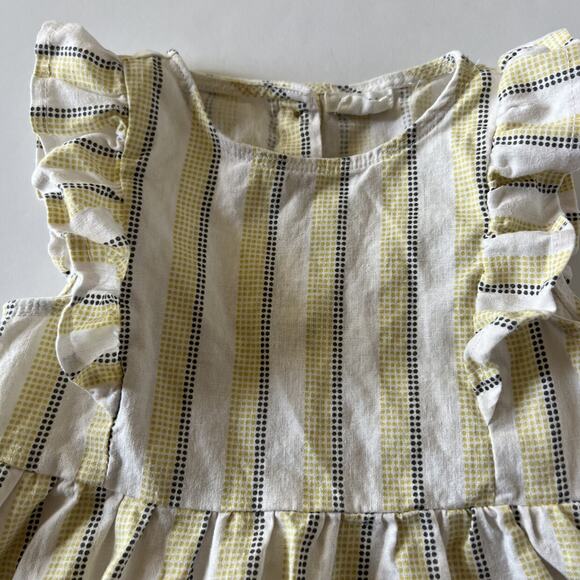 Firsts By Petit Lem Striped Dress & Hat - Picture 2 of 11